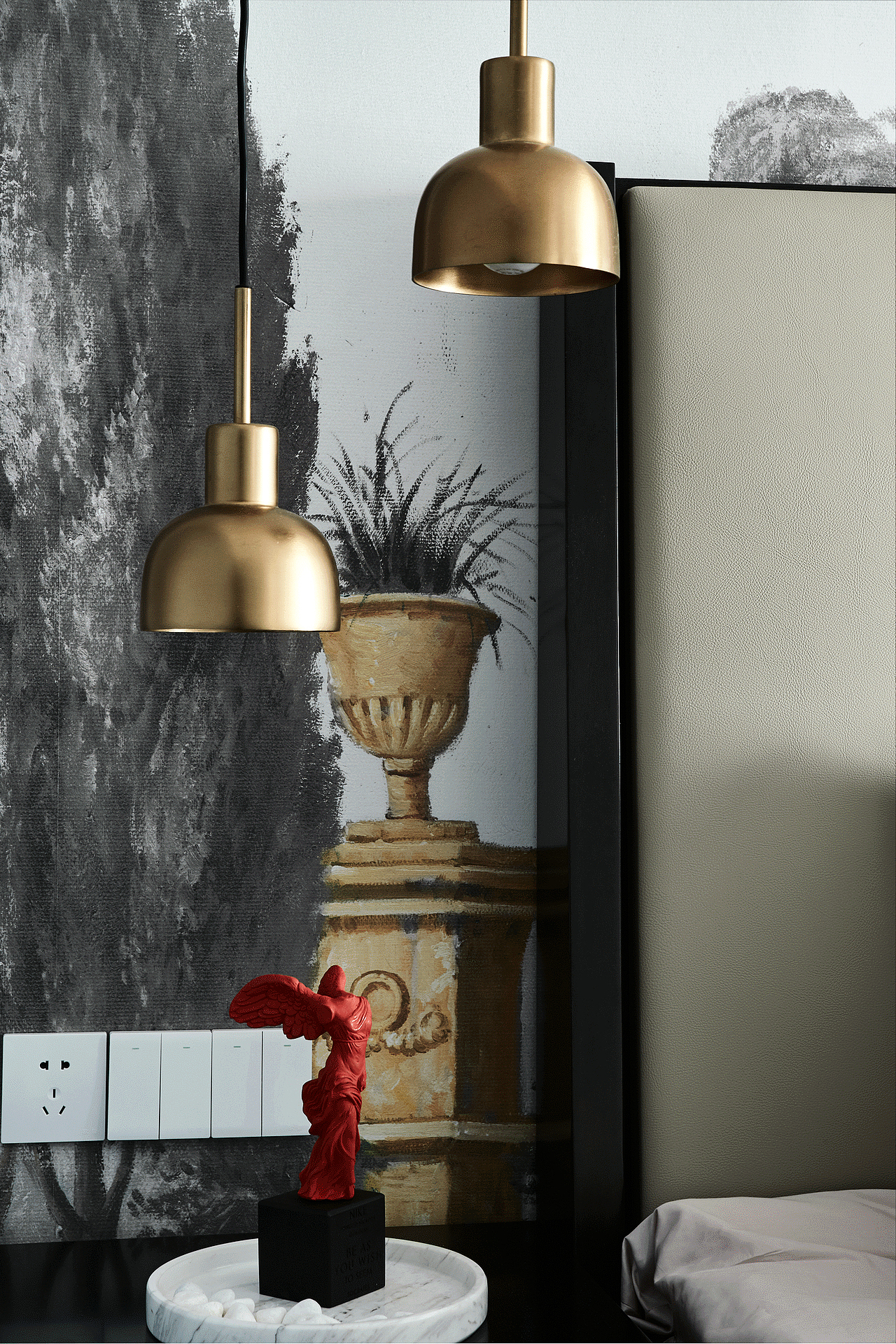 现代简约 | 冷静克制暗色系住宅，宁静舒适，简洁大方（图ZMjE3OTA3ODk2） - 家装设计 - 站酷设计师一支孤独的浪花原创素材 - 站酷ZCOOL