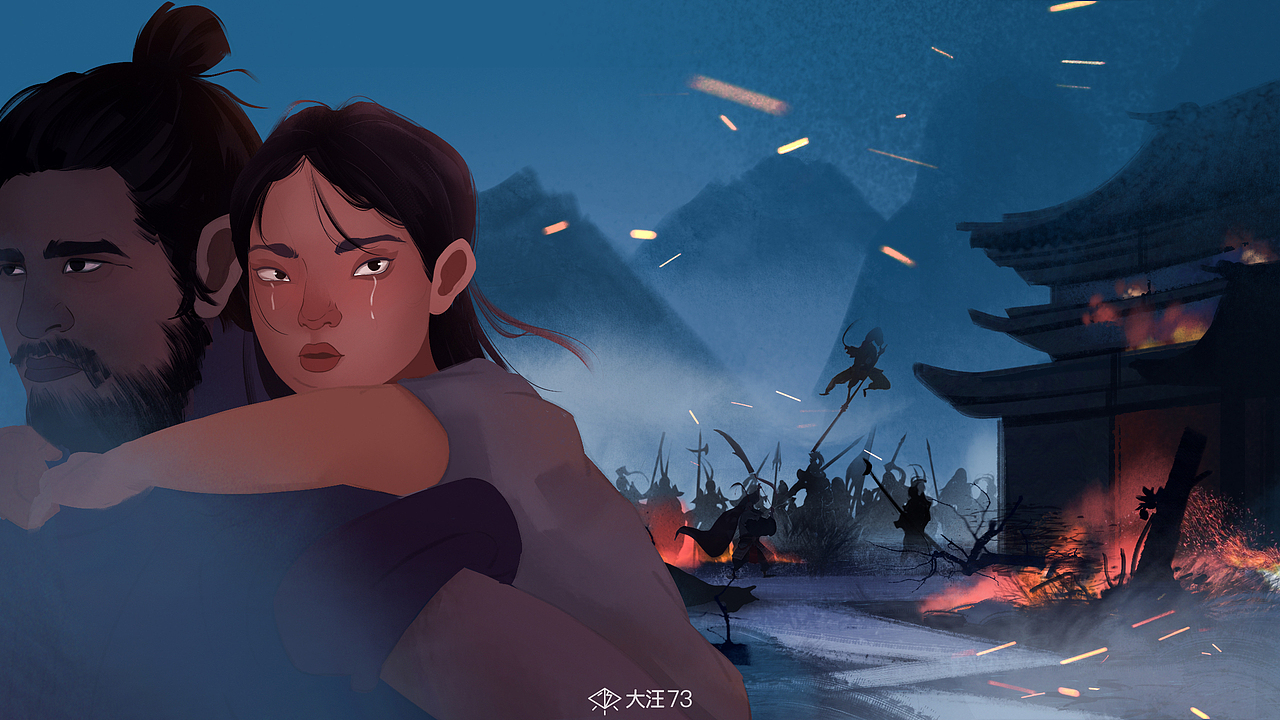 大汪最近的场景插画练习