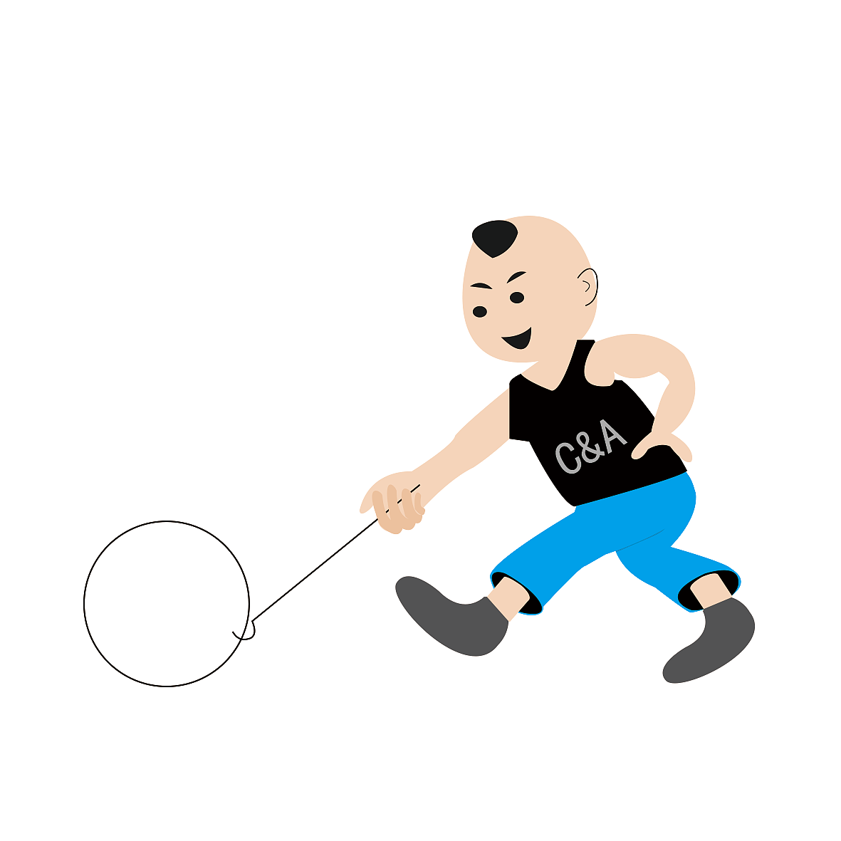 放学儿郎开心玩推圈