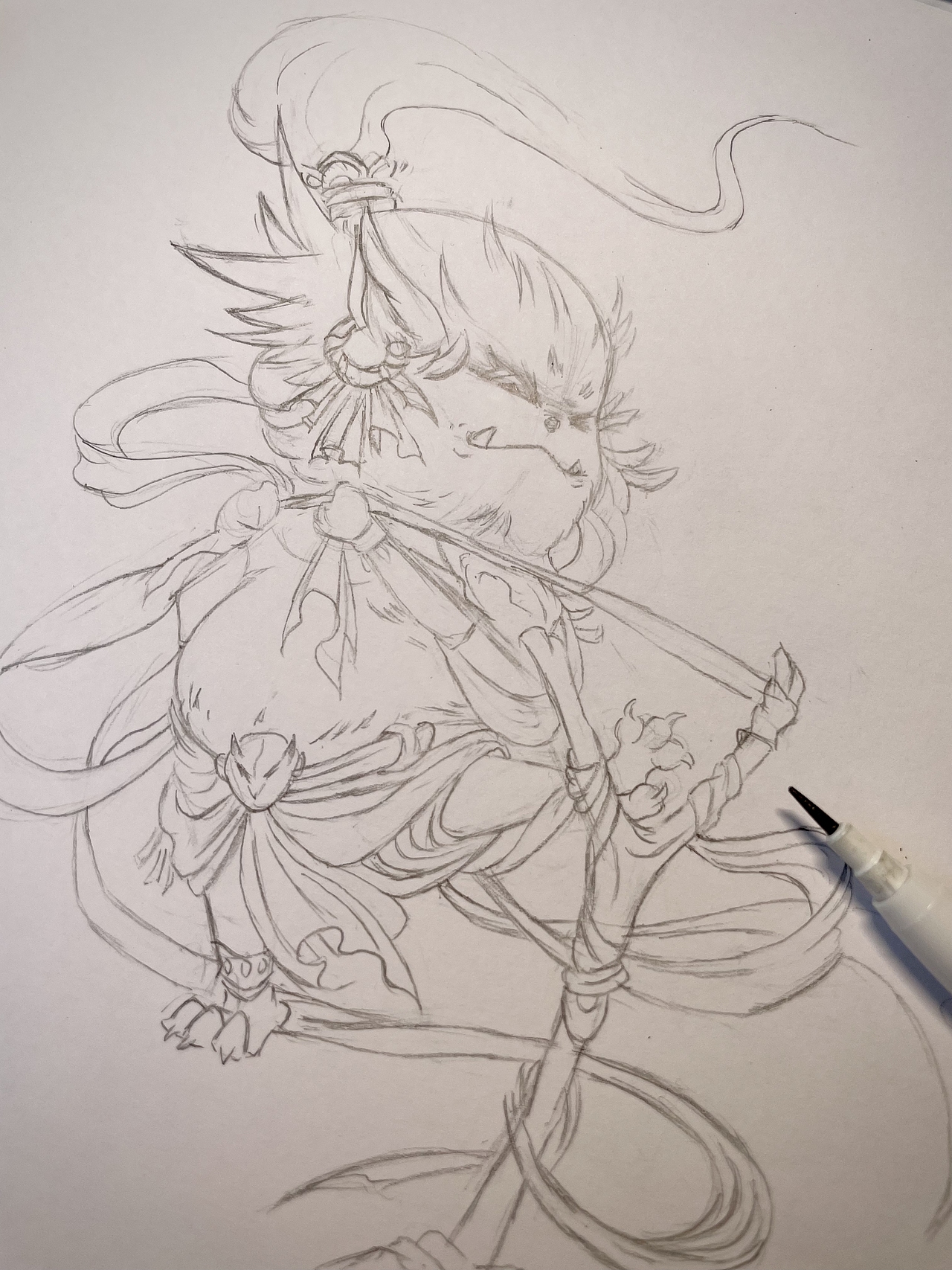 临摹插画_杉泽q系山海经