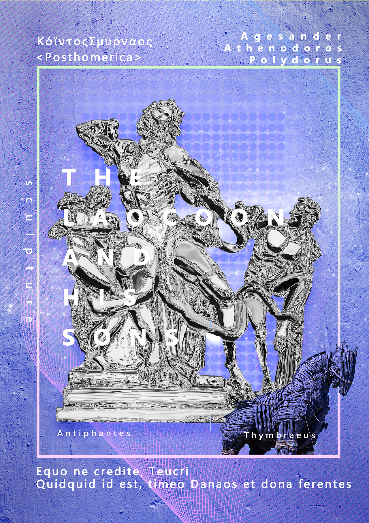 雕塑海报 Sculpture poster