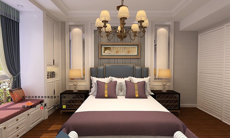 济宁创业公寓K号楼东户215平米欧式风格装修效果图