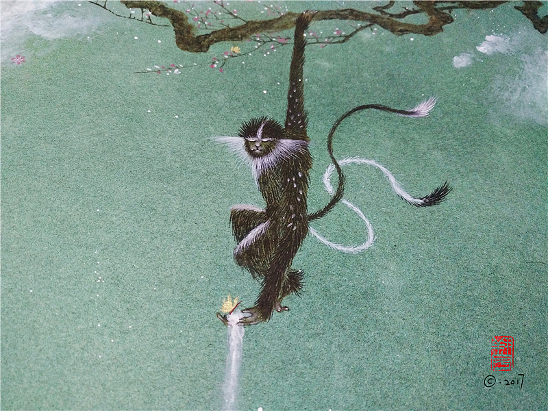 【縛海集—竄天猴—紋鼬—赤蛟】—附過程——翔魚（图ZODQxNjE1NTI=） - 绘画 - 站酷设计师翔魚原创素材 - 站酷ZCOOL