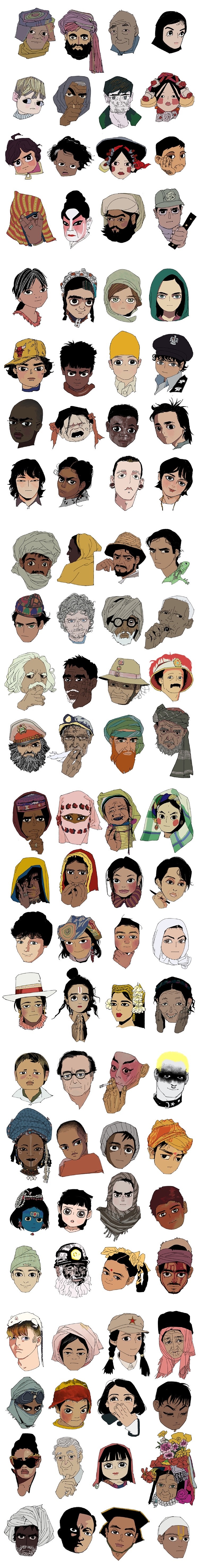 人像（圖ZMTkxODAzODk2） - 創(chuàng)作習(xí)作 - 站酷設(shè)計(jì)師口舍先生原創(chuàng)素材 - 站酷ZCOOL