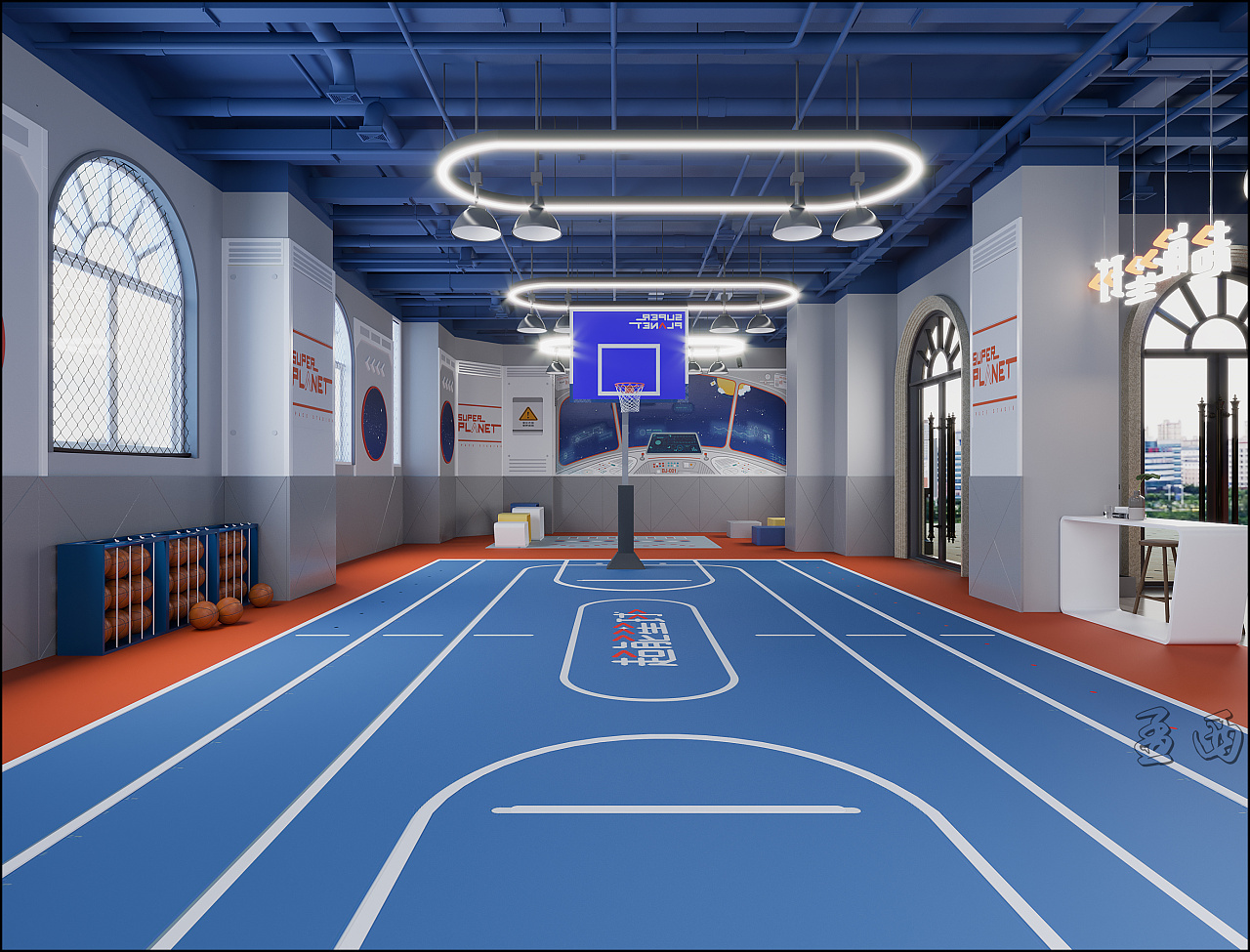 工装-儿童运动馆|空间|商业空间设计|孟西 - 原创作品 - 站酷 (zcool)