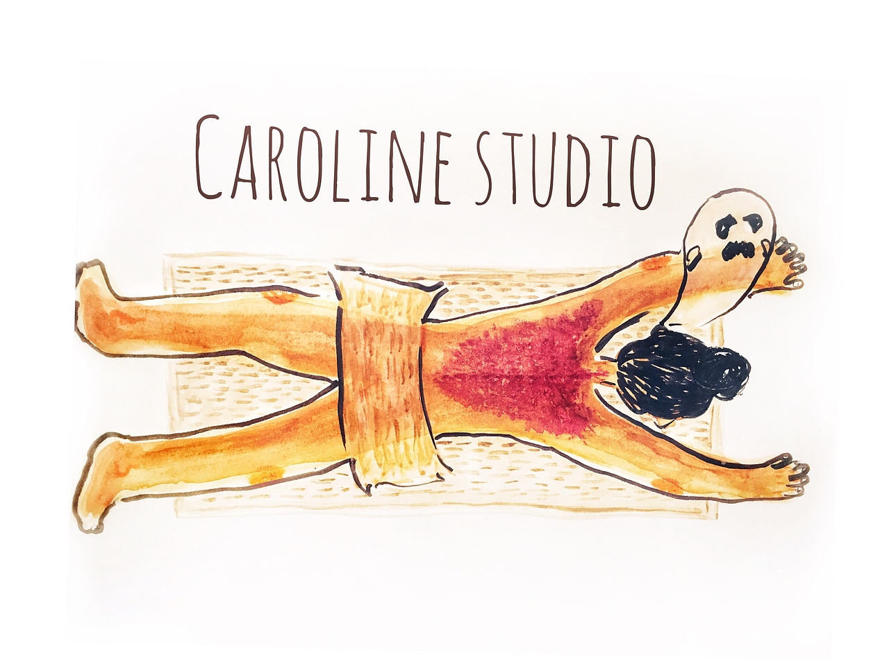 女汉子系列（图ZMTM1NzU1ODUy） - 艺术插画 - 站酷设计师CarolineStudio原创素材 - 站酷ZCOOL