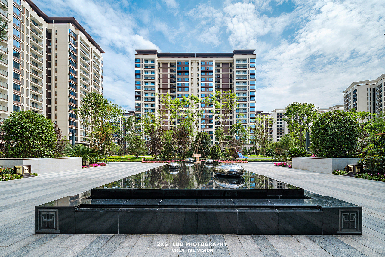 景观摄影 成都彭州置信丽都府二期