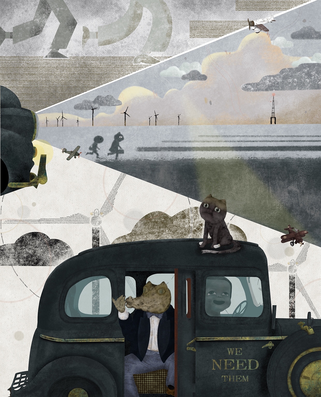 We Need Them（图ZMjg0ODExNjk2） - 儿童插画 - 站酷设计师Yaoweitu原创素材 - 站酷ZCOOL