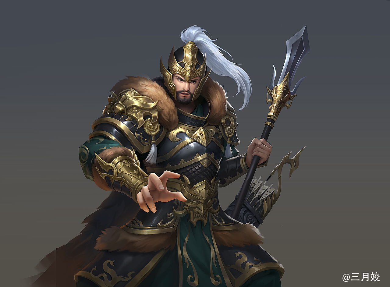 原创作品插画游戏原画三国写实立绘三月姣三月姣诛仙碧瑶268三月姣