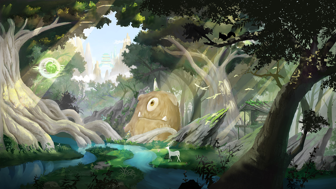 《荒漠地》|插画|游戏原画|z85087338 - 原创作品 - 站酷 (zcool)