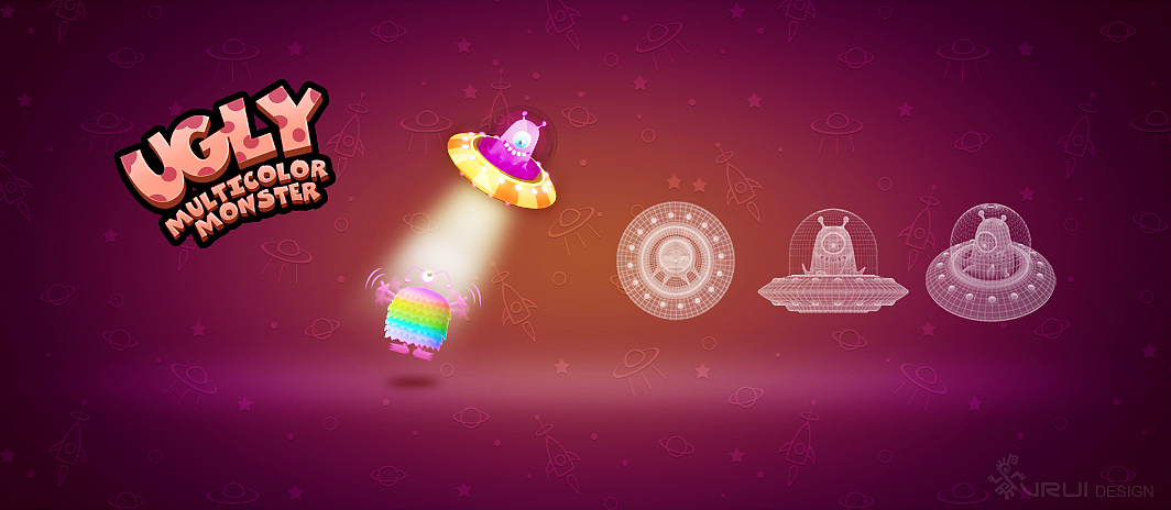 不美彩怪（图ZNTc5NTQ2OA==） - 主题/皮肤 - 站酷设计师aaron_rui原创素材 - 站酷ZCOOL