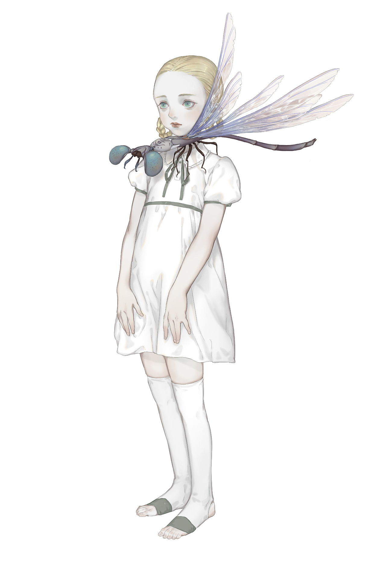昆虫少女（图ZMTMwODQ5MzQ4） - 创作习作 - 站酷设计师奥兹amosi原创素材 - 站酷ZCOOL