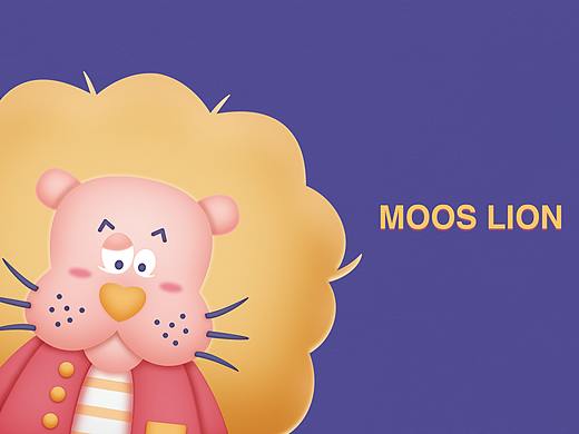 IP形象_卡通狮子Moos
