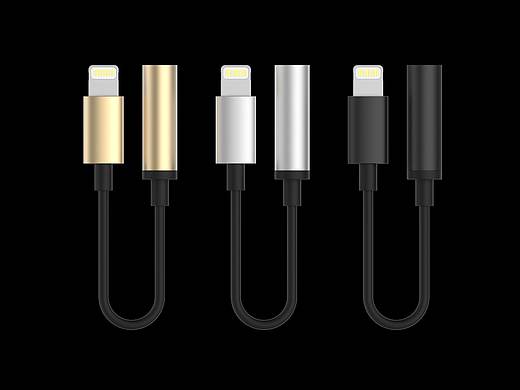 手机转接线渲染图