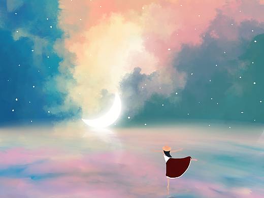 【追光】 舞月（個(gè)人主頁-ZNTQxNDY5OTI=） - 創(chuàng)作習(xí)作 - 站酷設(shè)計(jì)師瑾墨筠原創(chuàng)素材 - 站酷ZCOOL