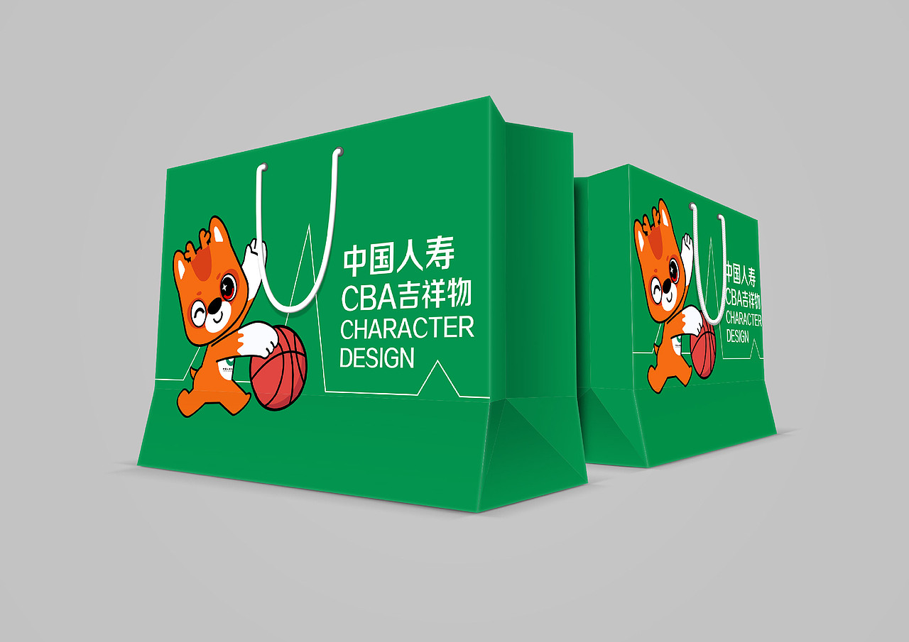 中国人寿CBA吉祥物设计