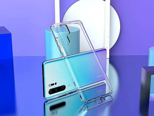 华为 P30 pro 手机壳渲染图（个人主页-ZNTg5MDQ5MjA=） - 电子产品 - 站酷设计师半点设计06原创素材 - 站酷ZCOOL