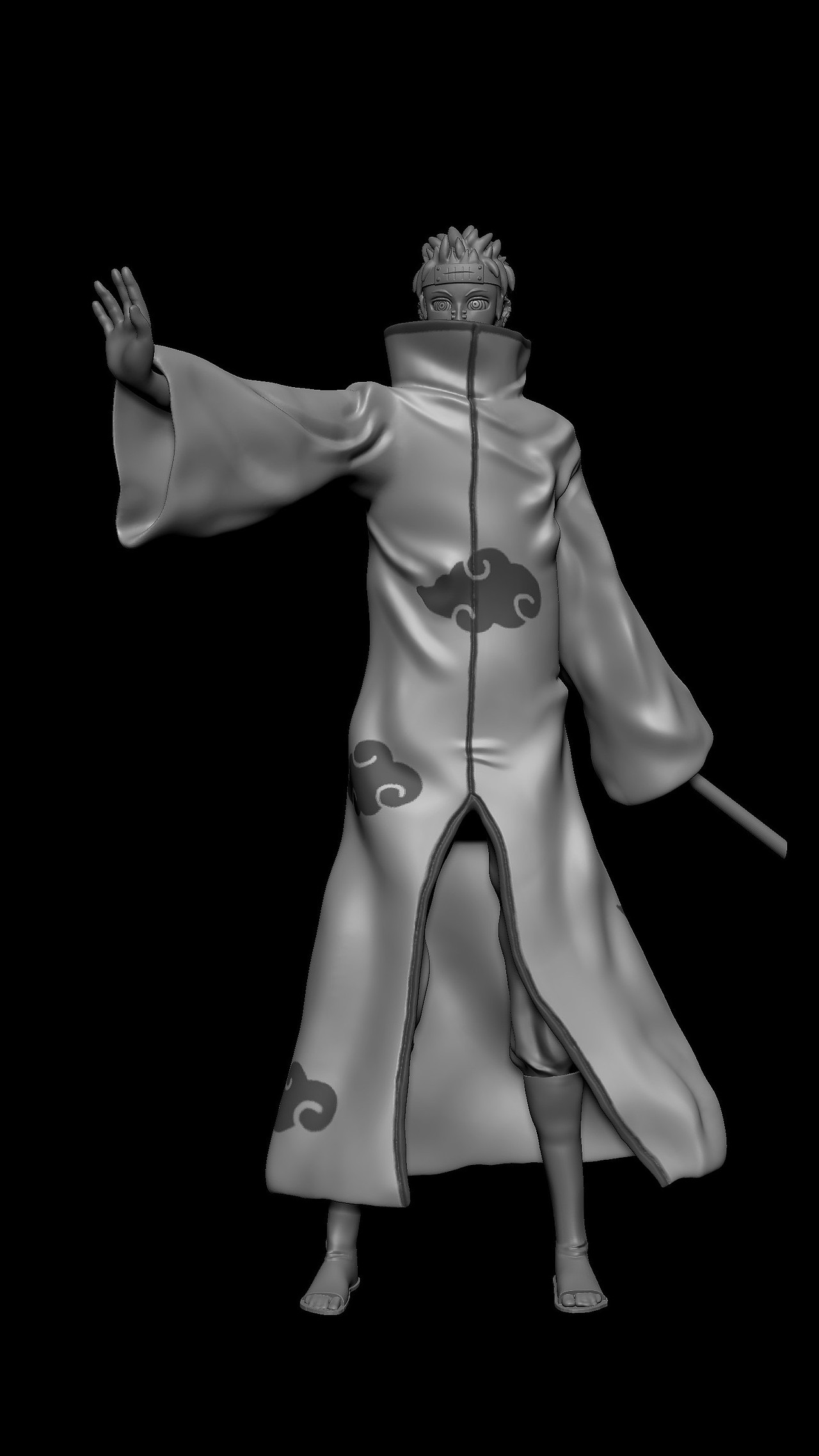 火影忍者角色佩恩建模|三维|动画/影视|coooc_原创作品-站酷zcool