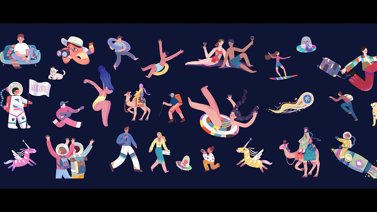 阿嘟的插画作品集