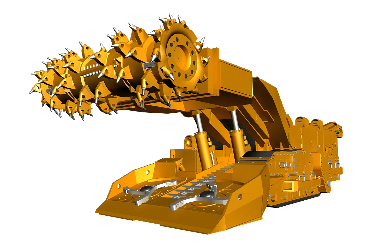 采煤设备3d模型展示二