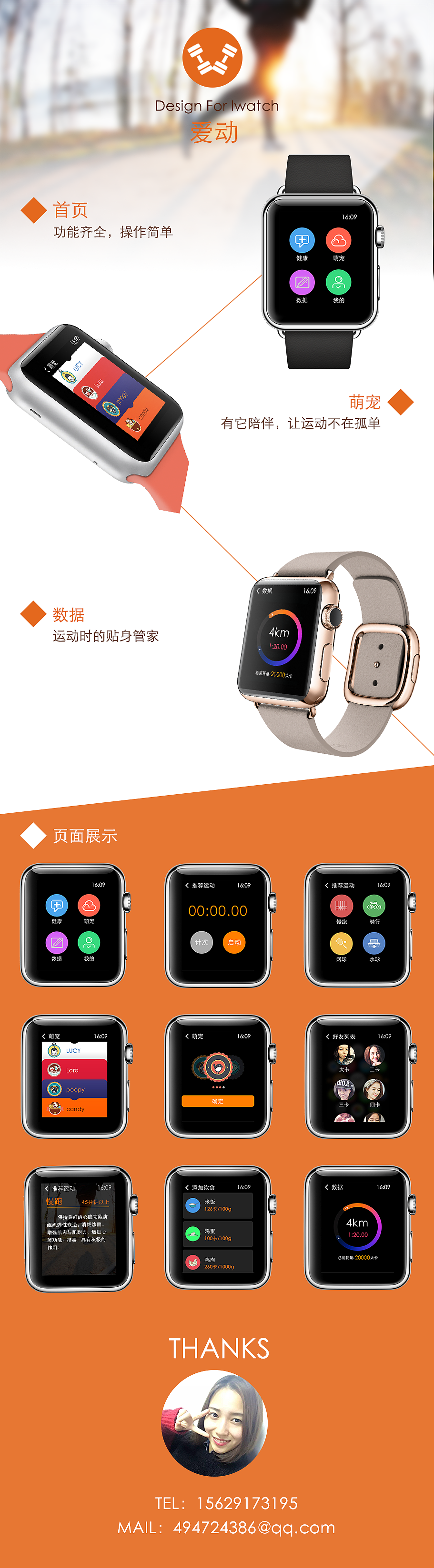 iwatch版界面设计（图ZNDIwMTMwODQ=） - APP界面 - 站酷设计师蓝啵丝原创素材 - 站酷ZCOOL