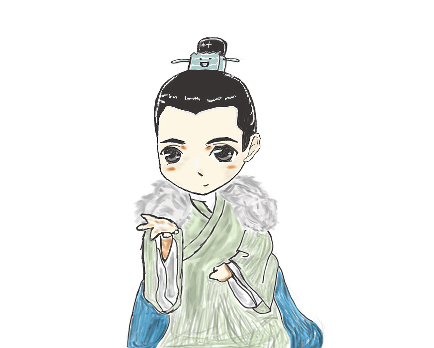 琅琊榜手绘-第一次完整的画出来一张图,呜呜.