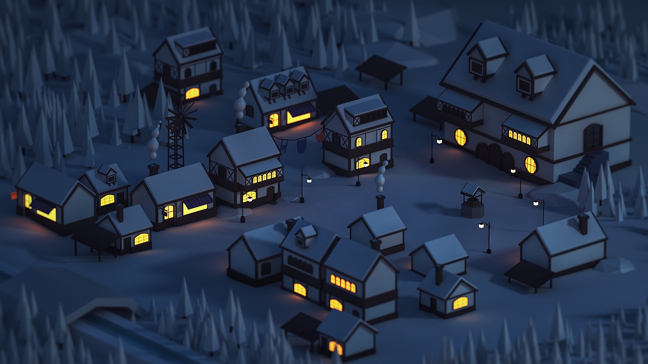 C4D与插画结合练习（图ZMTg3MTEwNjg0） - 动画/影视 - 站酷设计师佐伊_Zoey原创素材 - 站酷ZCOOL