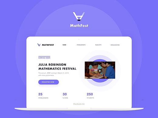 MathFest Website Design