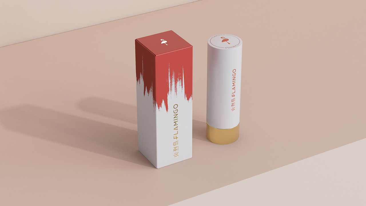 口红包装方案设计和渲染