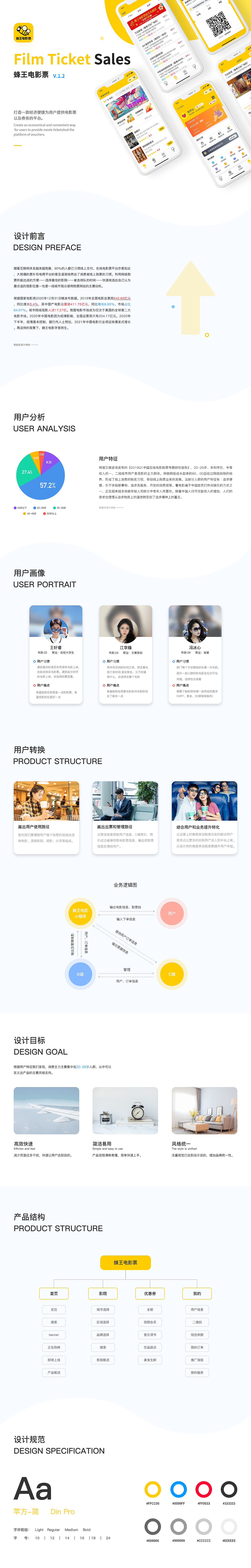 蜂王电影票（图ZMjU3MDIzMzIw） - APP界面 - 站酷设计师风向决定发型ME原创素材 - 站酷ZCOOL