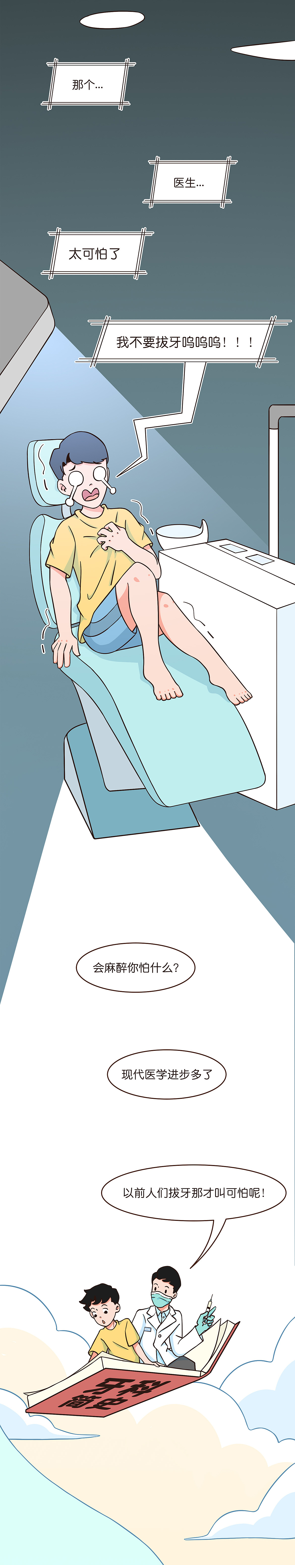 《拔牙简史》（图ZMjY0MjI2NjQw） - 中/长篇漫画 - 站酷设计师沫珂画原创素材 - 站酷ZCOOL