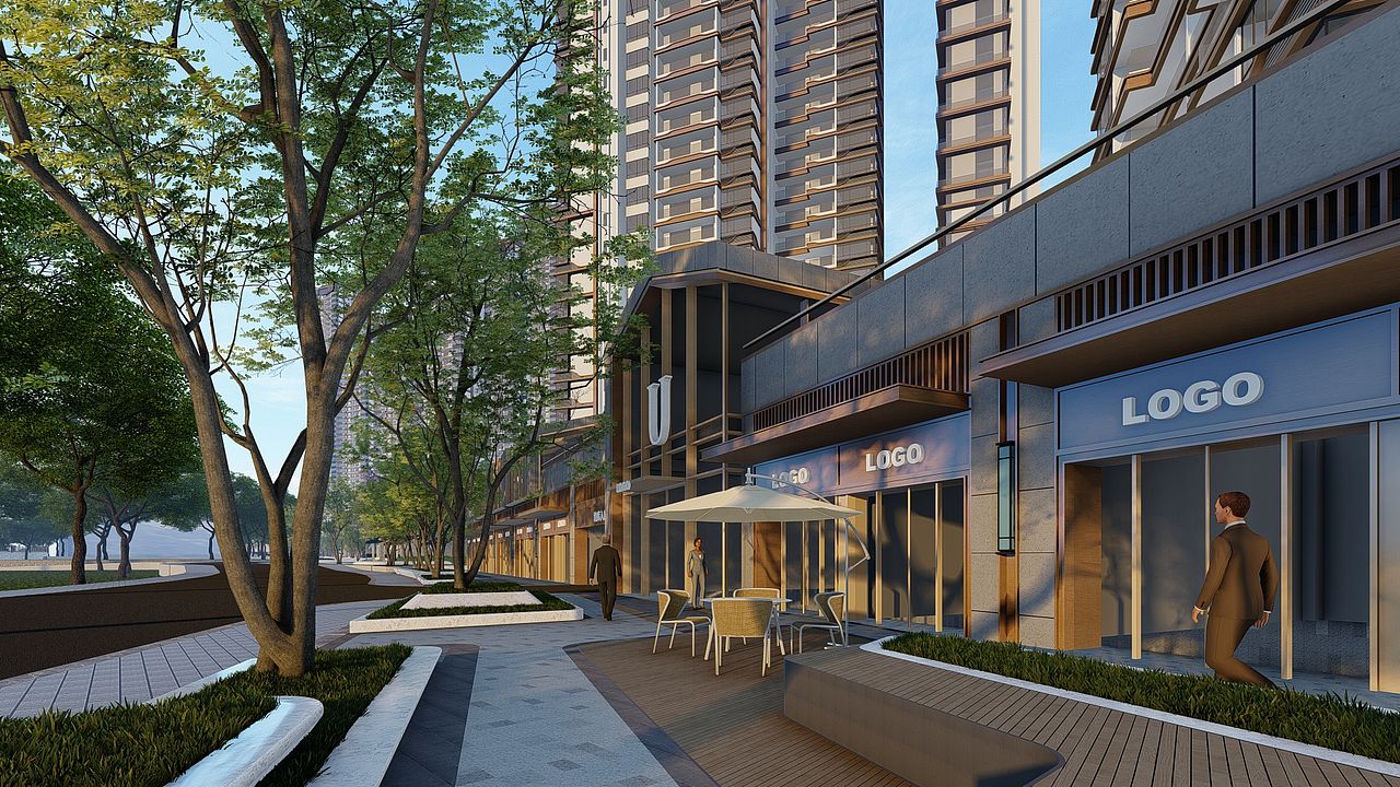 广州 · 住宅景观（图ZMjkxNjM3NDEy） - 景观设计 - 站酷设计师噜嚕噜噜鲁鲁修原创素材 - 站酷ZCOOL