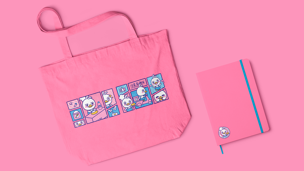 卡通形象设计 | 沙呆呆烧饼品牌卡通IP形象+VI