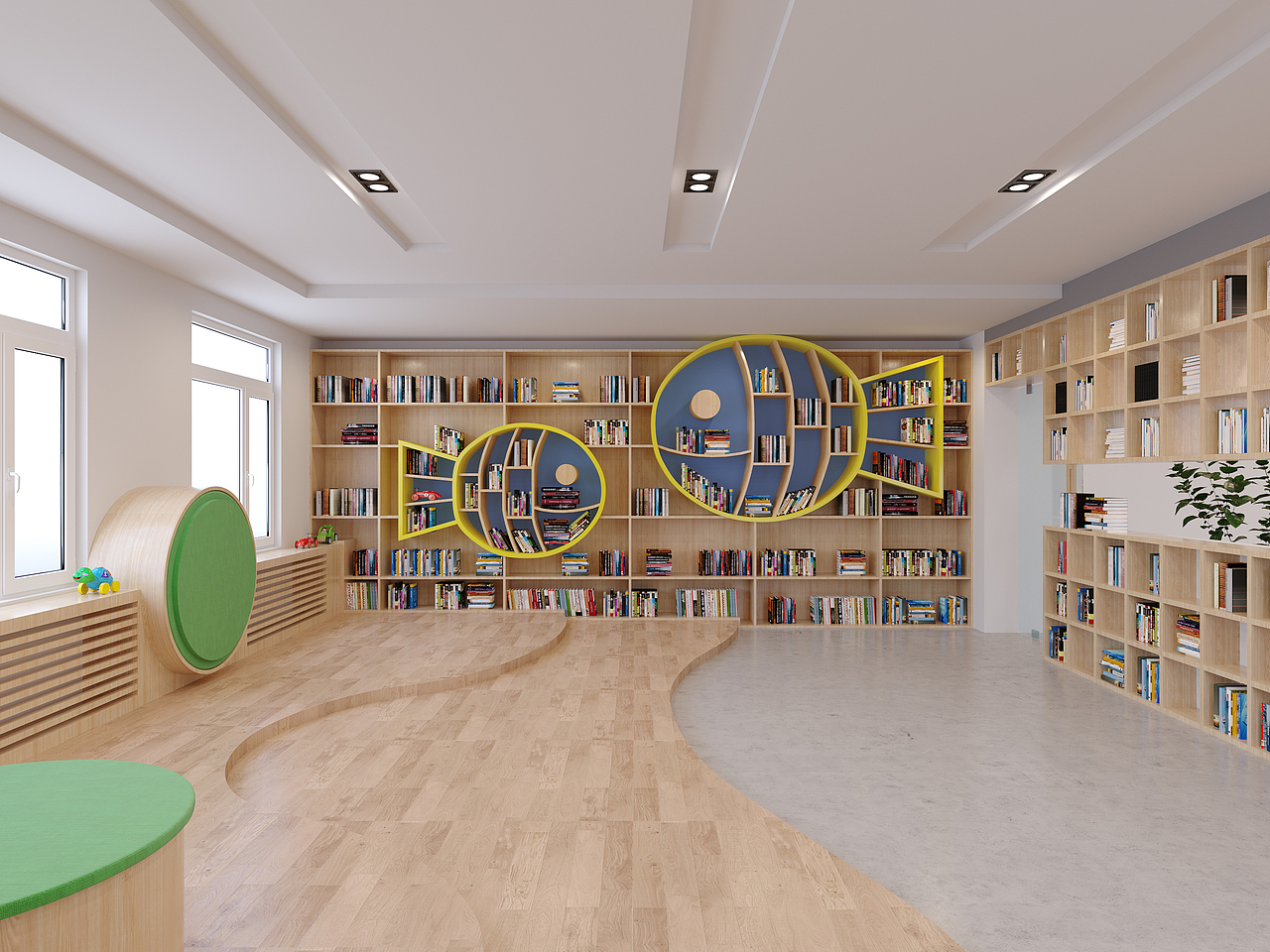 幼兒園图书角设计（图ZMjI3NzMzMzAw） - 家装设计 - 站酷设计师oldbian原创素材 - 站酷ZCOOL