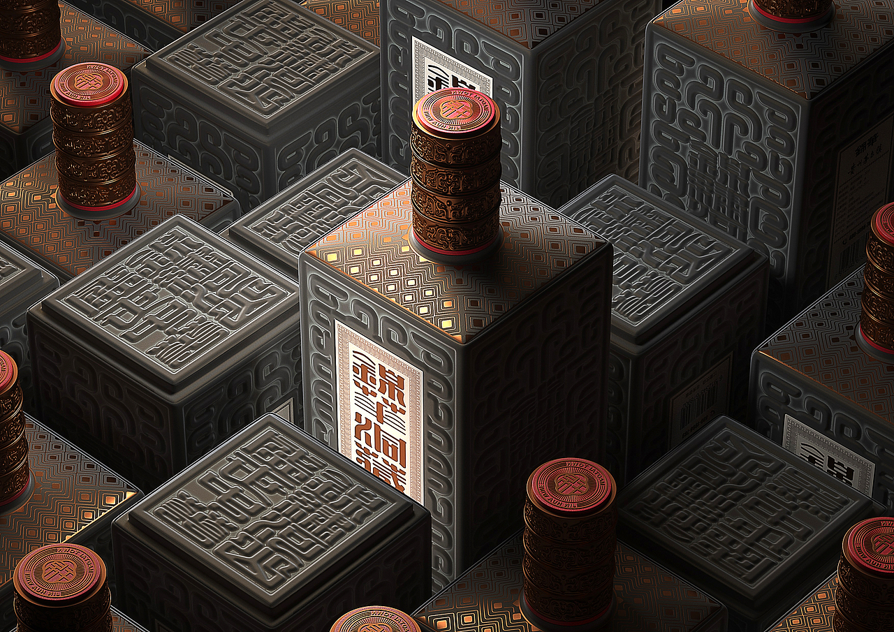 锦华洞藏(图ZMjg0NjYyOTI0) - 包装 - 站酷设计师NEERU灵睿原创素材 - 站酷ZCOOL