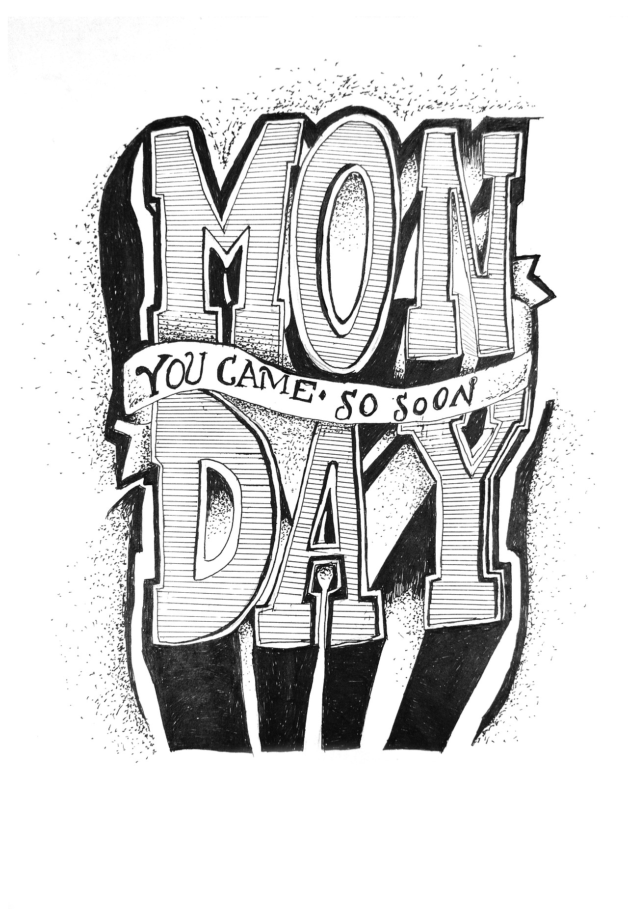 英伦风手绘插画