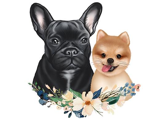 狗狗鼠绘精简步骤图~