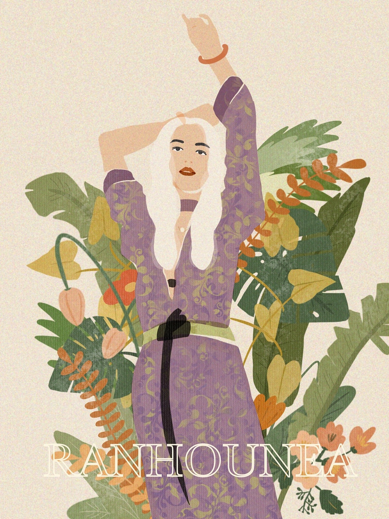 扁平风海报系列插画