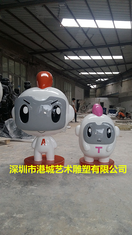 服装品牌连锁店形象卡通娃娃玻璃钢公仔人偶雕塑