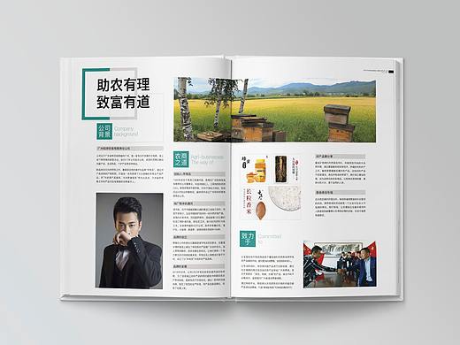 公司个人宣传会刊画册内页