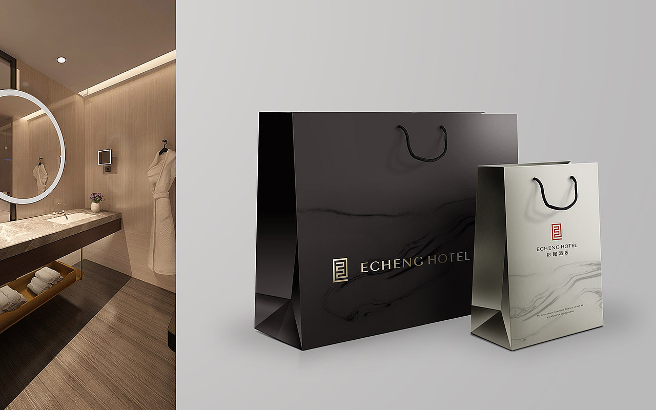 怡程酒店logo设计和酒店vi设计欣赏