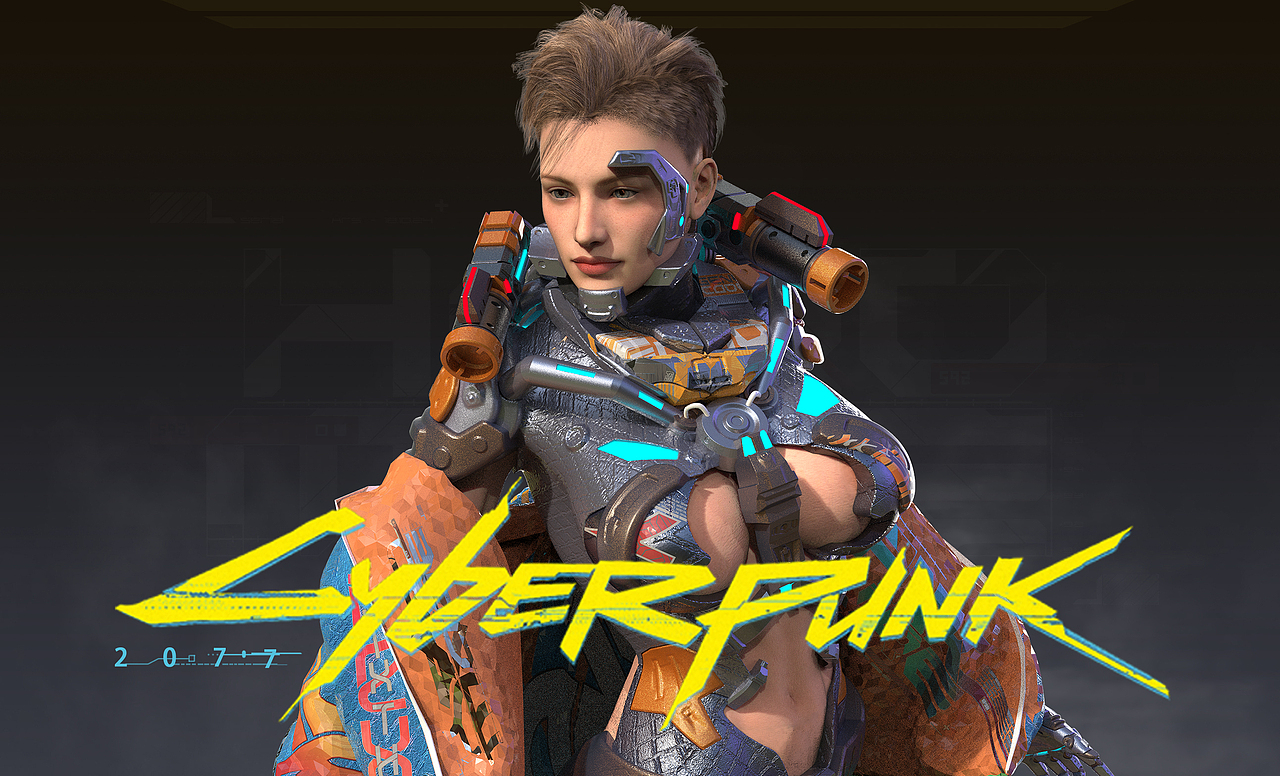 赛博朋克角色设计（图ZMjI5OTUwMjky） - 人物/生物 - 站酷设计师八角三分原创素材 - 站酷ZCOOL