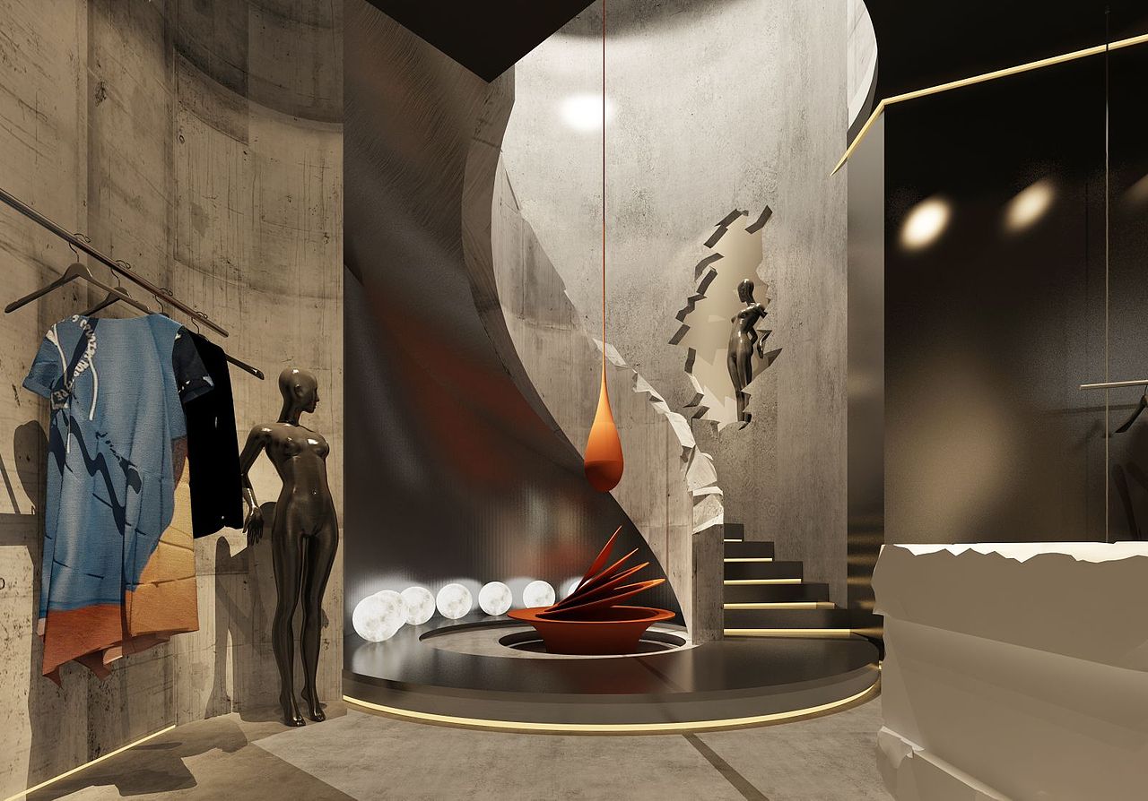 潮玩星空主题 买手店（图ZMzQ3NDAyNzU2） - 商业空间设计 - 站酷设计师宽木设计原创素材 - 站酷ZCOOL