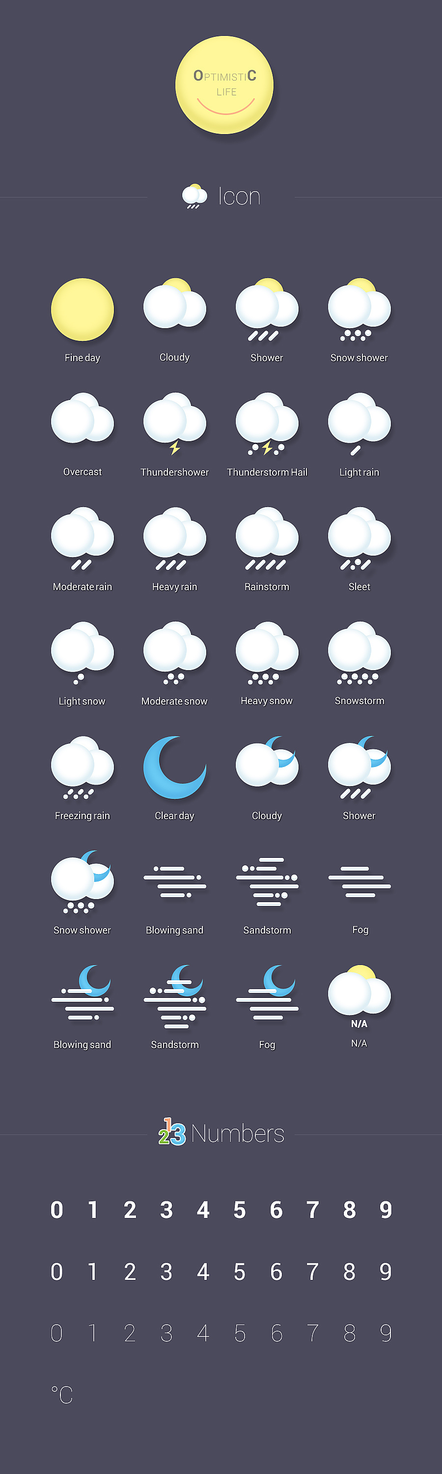 Optimistic life（图ZMTY5ODA5Mjg=） - 主题/皮肤 - 站酷设计师taooat原创素材 - 站酷ZCOOL