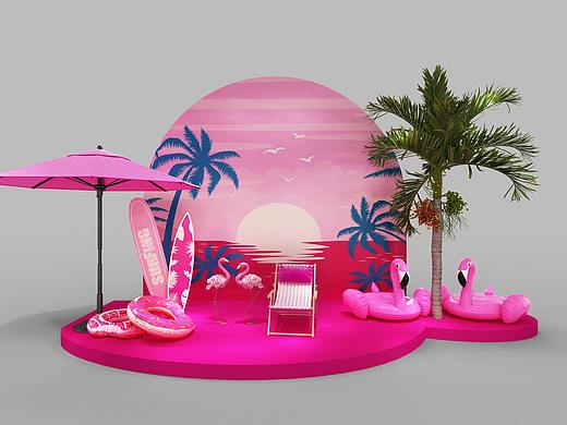 夏日沙滩