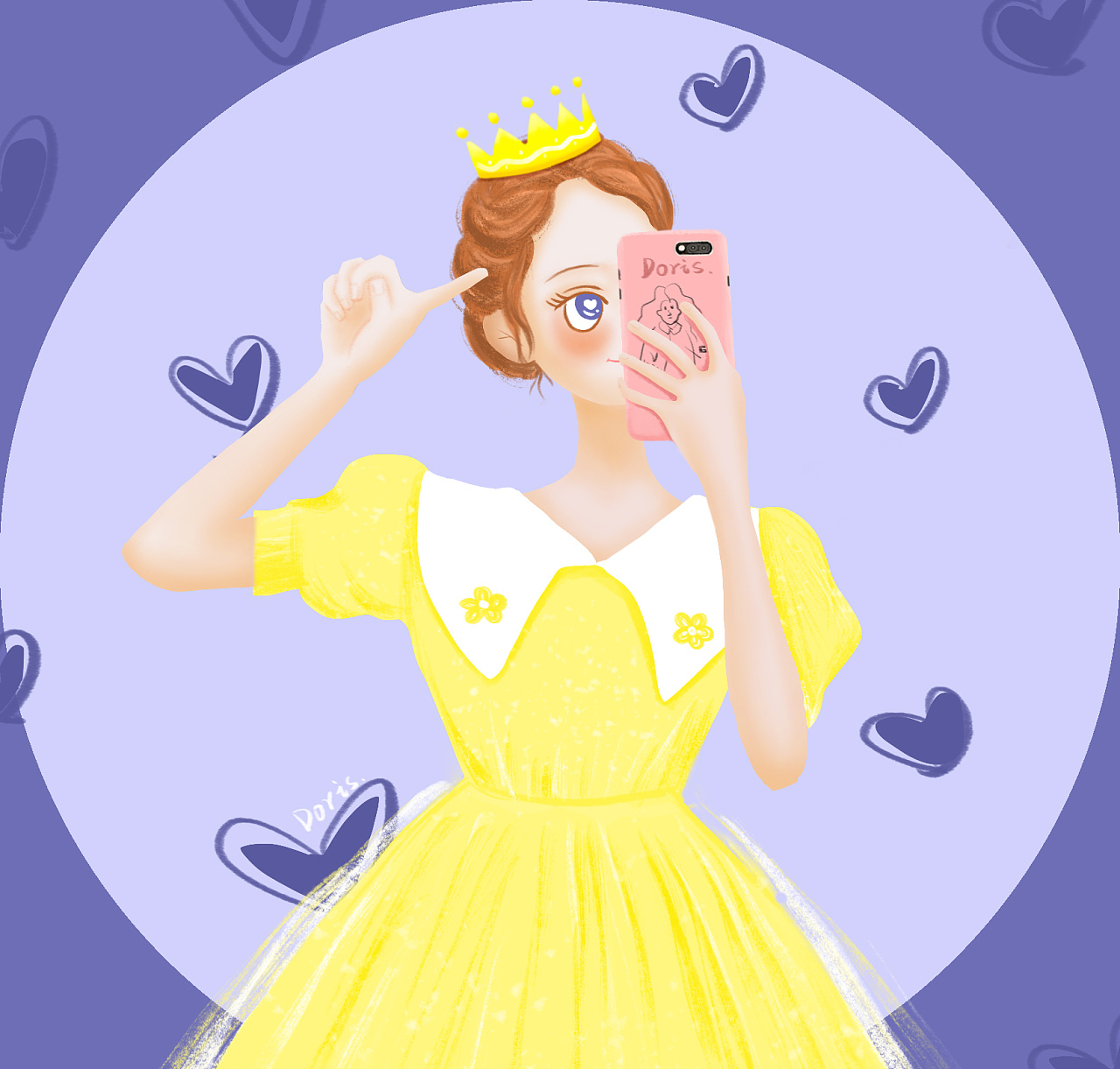 我的公主梦|插画|儿童插画|Doris小 - 原创作品 - 站酷 (ZCOOL)