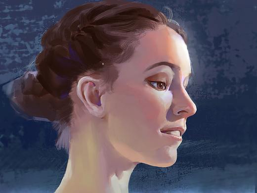 谢尔巴科娃 照片写生