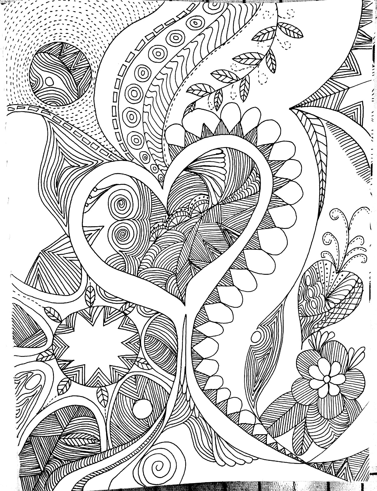 黑白画