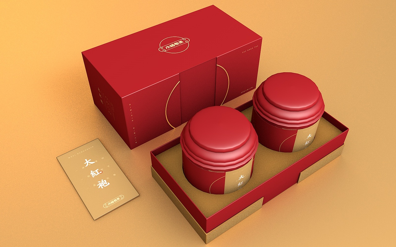 大红袍茶叶包装（图ZMTg2ODE5ODky） - 包装 - 站酷设计师子夜寒原创素材 - 站酷ZCOOL