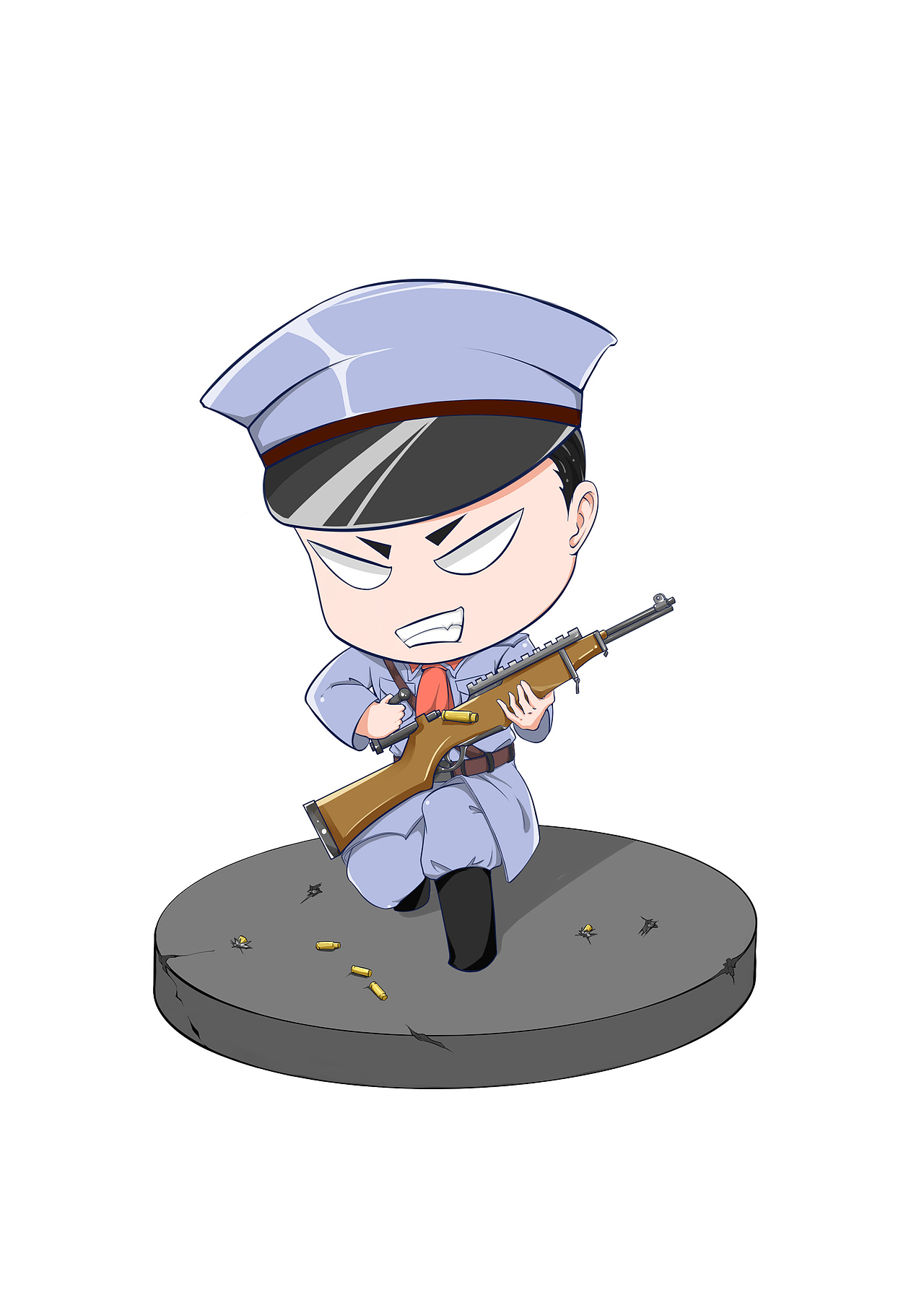 红军q版形象